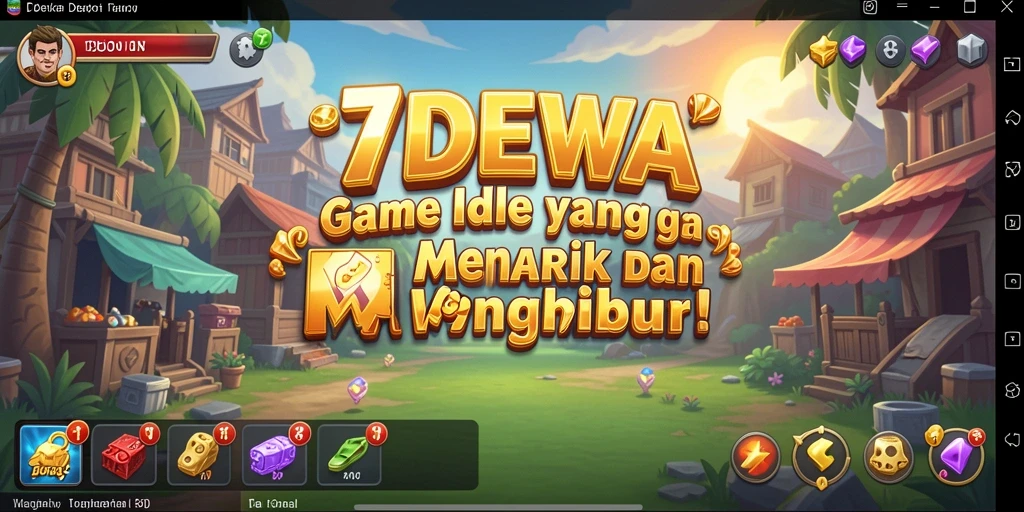 Tampilan gameplay 7DEWA yang menarik dan santai.