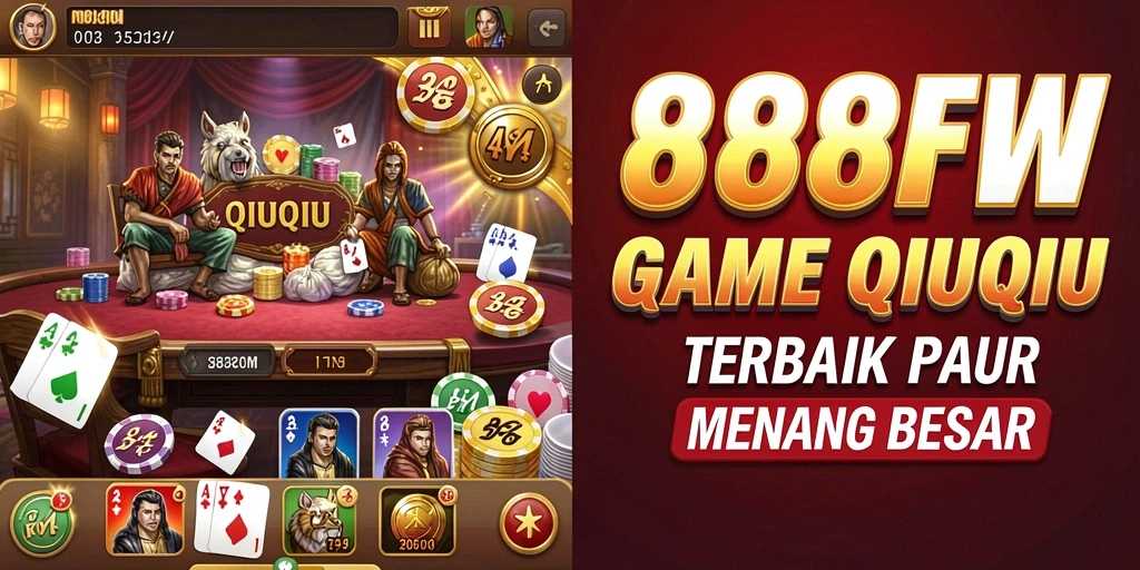 Tampilan gameplay menegangkan QiuQiu di 888FW.