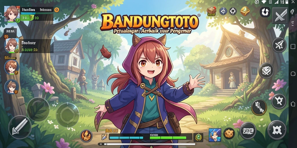 Screenshot utama BANDUNGTOTO menampilkan aksi seru dalam gameplay Anime.