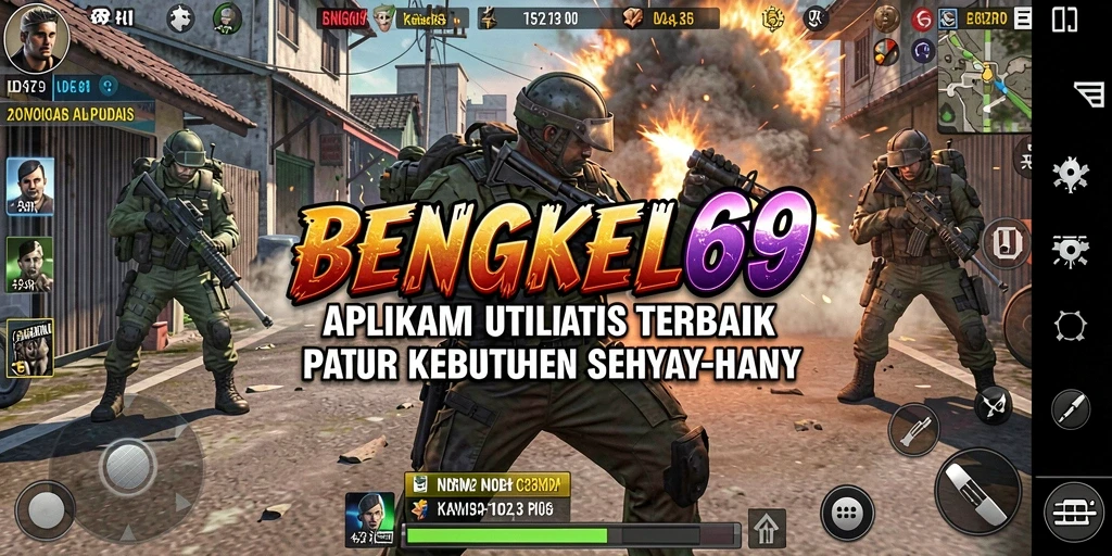 Tampilan antarmuka BENGKEL69 yang intuitif dan memudahkan pengguna.