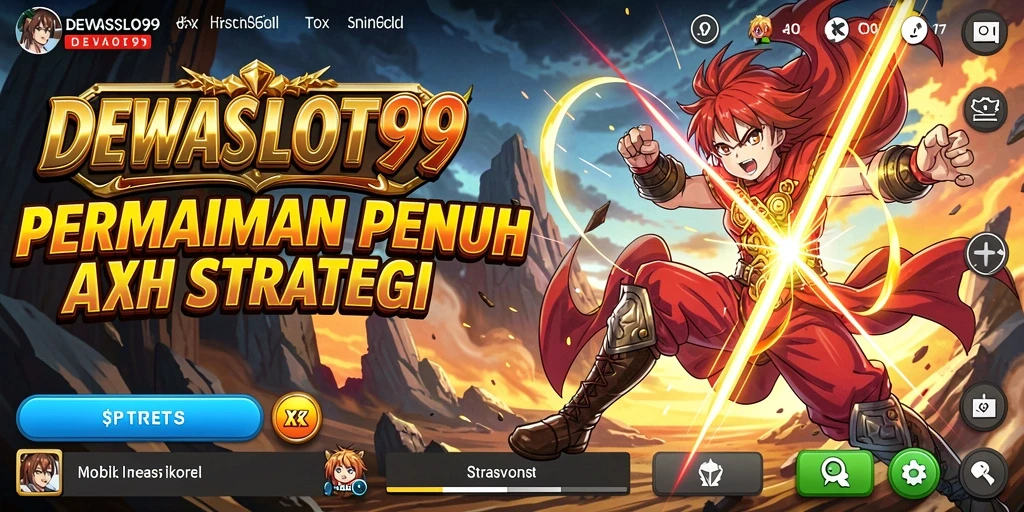 Gameplay seru DEWASLOT99 dengan karakter Anime yang beraksi.
