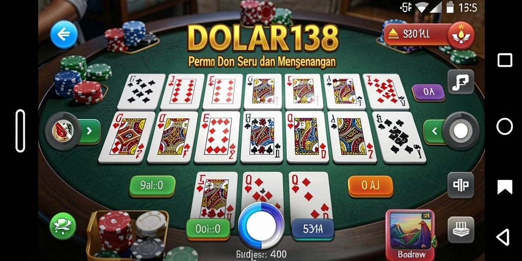 Tampilan gameplay DOLAR138 penuh aksi seru permainan Domino.