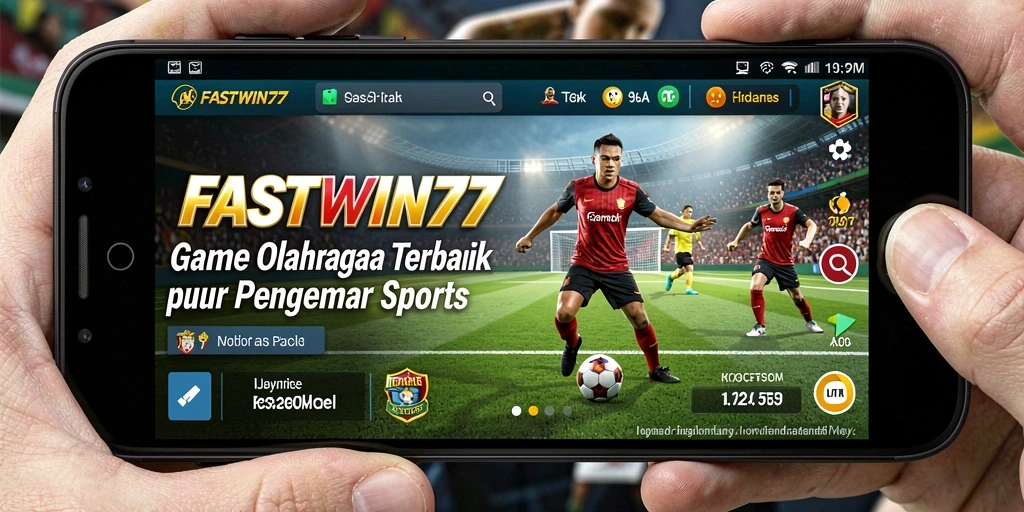 Screenshot FASTWIN77 menampilkan aksi seru dalam gameplay olahraga.