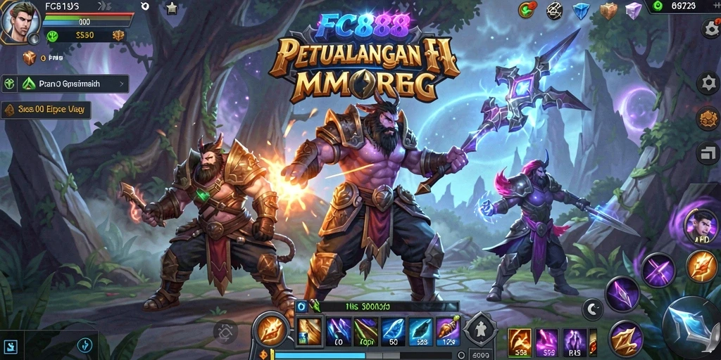 Gameplay menakjubkan di dunia <strong>FC888</strong> MMORPG.