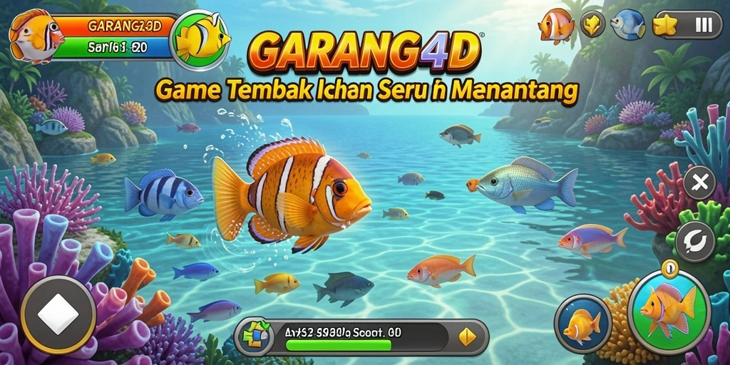 Screenshot gameplay GARANG4D menampilkan keseruan memancing ikan.
