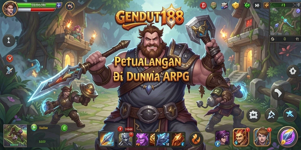 Tampilan gameplay ARPG GENDUT188 yang menegangkan dan mendebarkan.