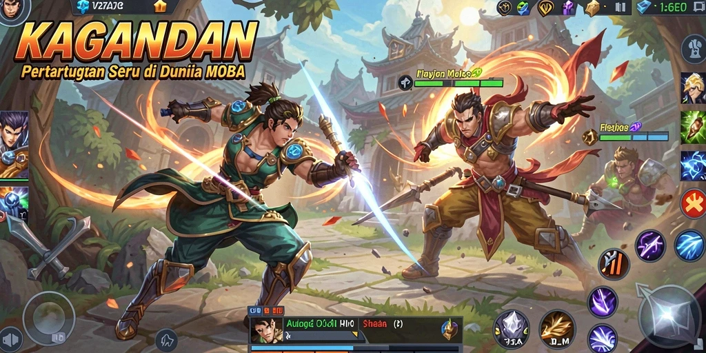 Tangkapan layar gameplay KAGANDAN yang mendebarkan dan penuh aksi.