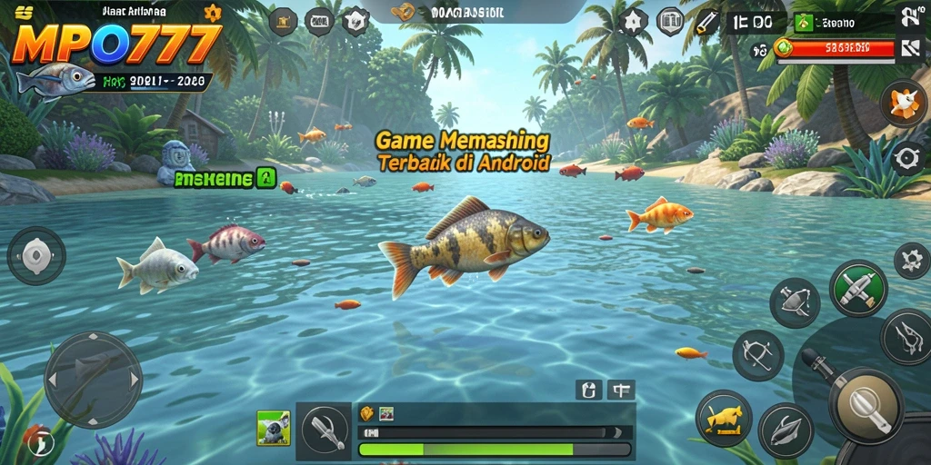 Screenshot MPO777 menampilkan gameplay yang menarik dengan aksi memancing yang seru.