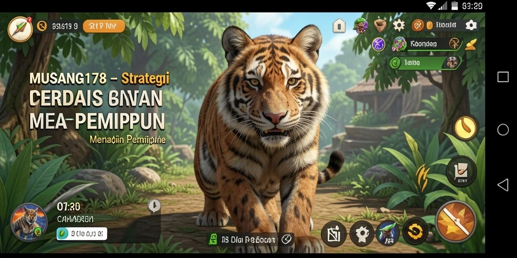 Tampilan gameplay penuh aksi dari MUSANG178 yang menuntut strategi cerdas.