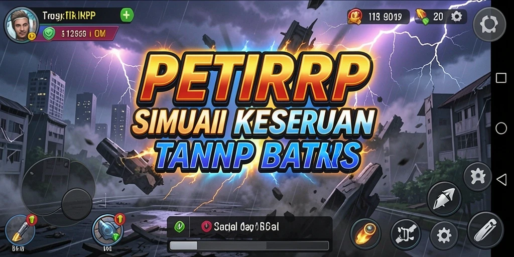 Screenshot menunjukkan gameplay seru dari PETIRRP yang memikat.