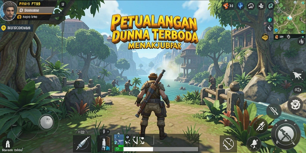 Tampilan gameplay yang menakjubkan di dunia terbuka PT89.