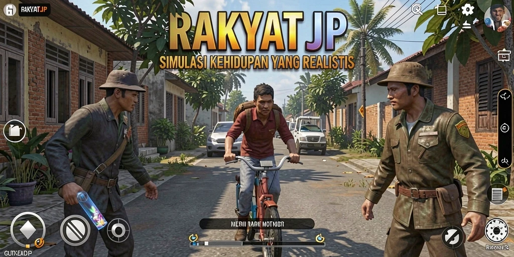 Tampilan gameplay RAKYATJP yang menarik dan interaktif.