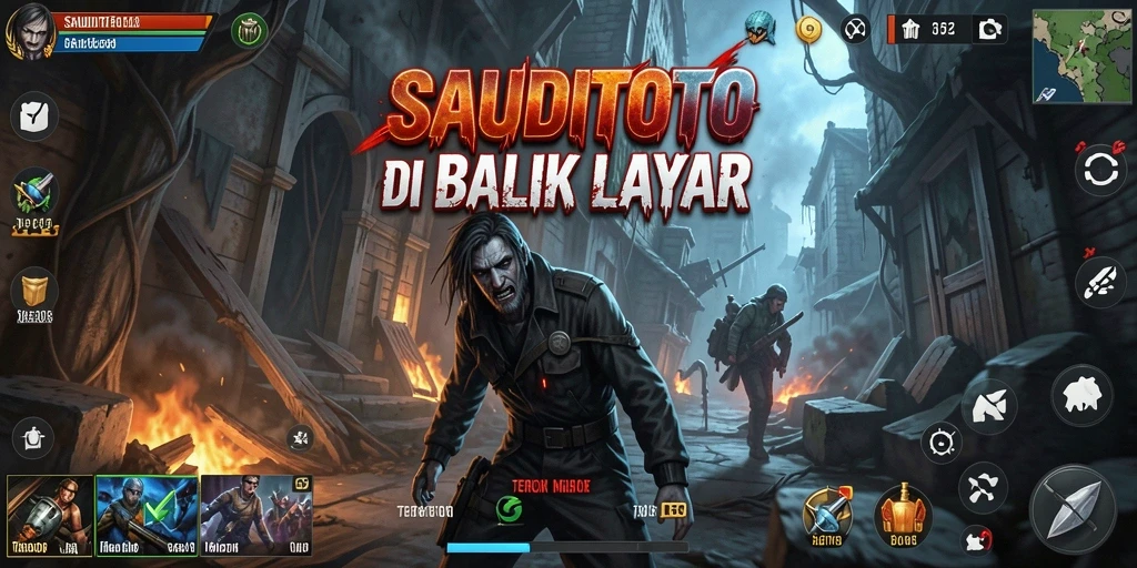 Screenshot menampilkan ketegangan dalam gameplay SAUDITOTO yang mencekam.