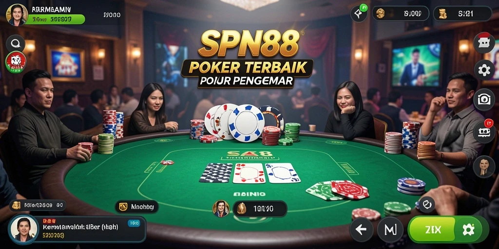 Gameplay Poker yang menarik dan menegangkan di SPN88.